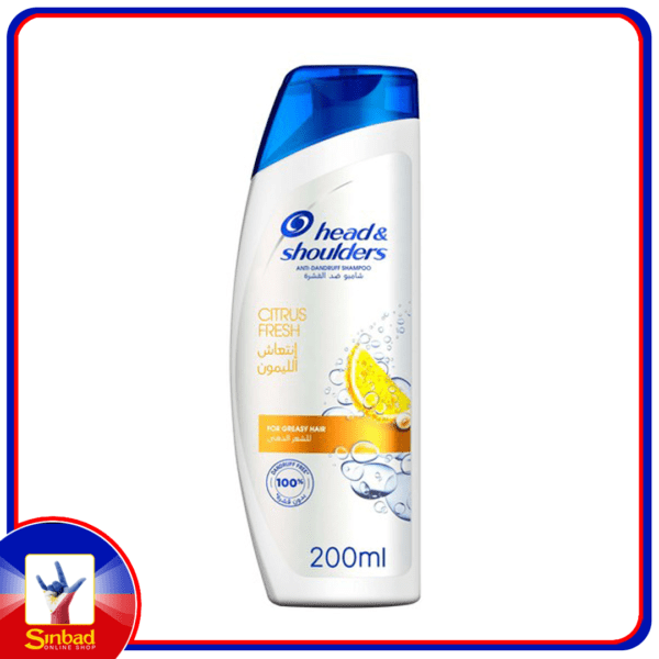 Head & Shoulders Citrus Fresh Anti-Dandruff Shampoo 200ml