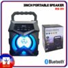 Portable 3 inch Led Speaker RS-315 RS-311 Wirelss Speaker with USB-Bluetooth-Aux