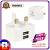 Remax Dual USB Port Charger Adapter 2.1A - White