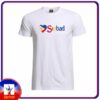 Unisex t-shirt, printed with the Sinbad logo and the Philippine flag - white color
