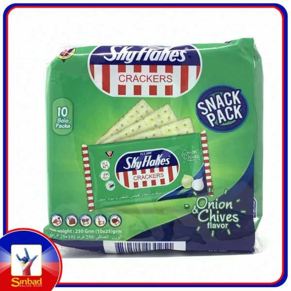 M.Y.San Sky Flakes Onion And Chives Crackers -250g