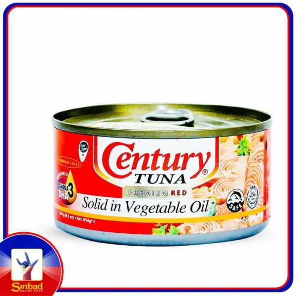 century tuna solid in vegetable oil 184g