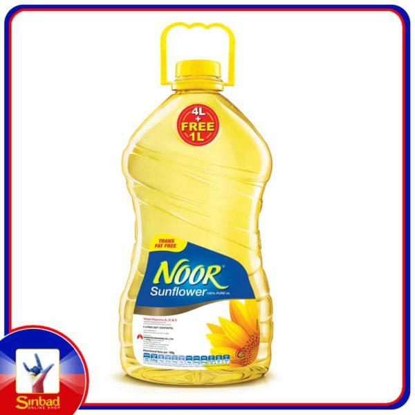 Noor 100% Pure Sunflower Oil 5Litre