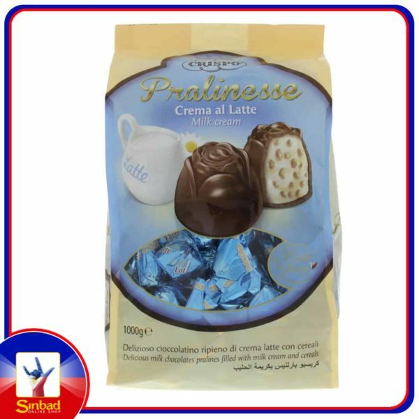 Crispo Pralinesse Milk Chocolate with Milk Cream & Cereal 1kg
