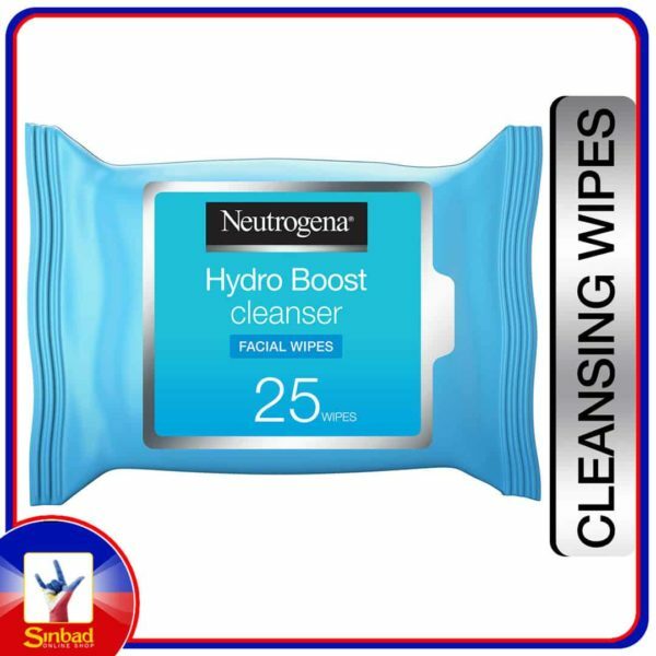 Neutrogena Makeup Remover Wipes Hydro Boost Cleansing Face 25pcs