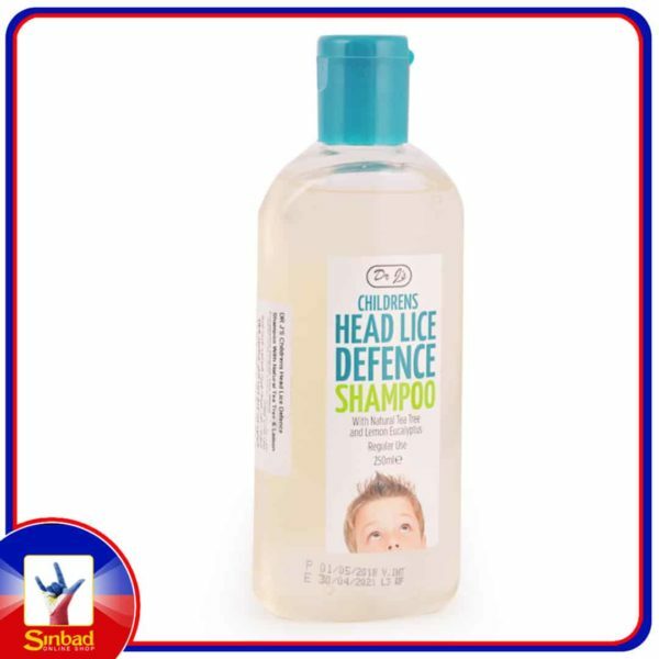 Dr jsChildrens Head Lice Defence Shampoo 250ml