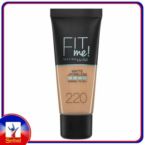 Maybelline Fit Me Matte And Poreless Foundation 220 Natural Beige 1pc