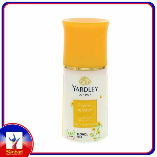 Yardley English Blossom Deodorant Roll On Anti Perspirant 50ml