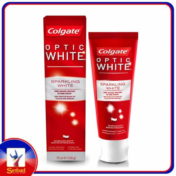 Colgate Fluoride Toothpaste Optic White Sparkling Mint 75ml