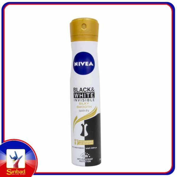 Nivea Black And White Invisible Silky Smooth Deodorant For Women 200ml
