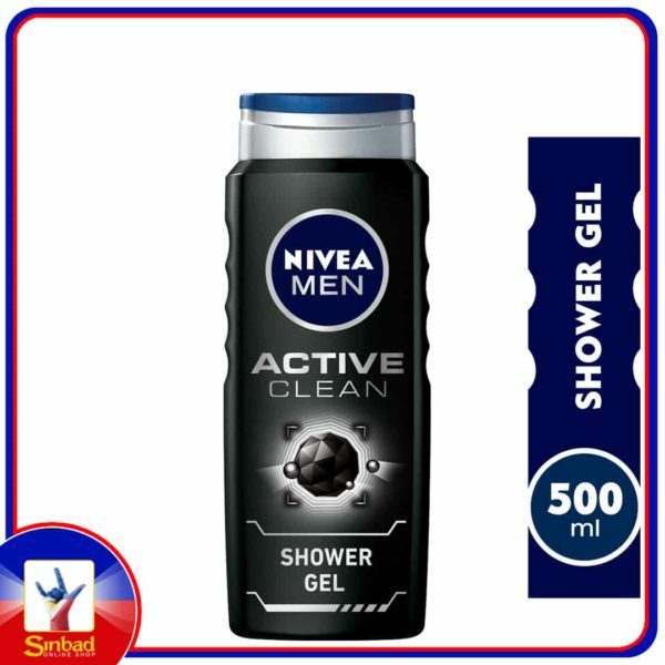 Nivea Active Charcoal Shower Gel for Men 500ml