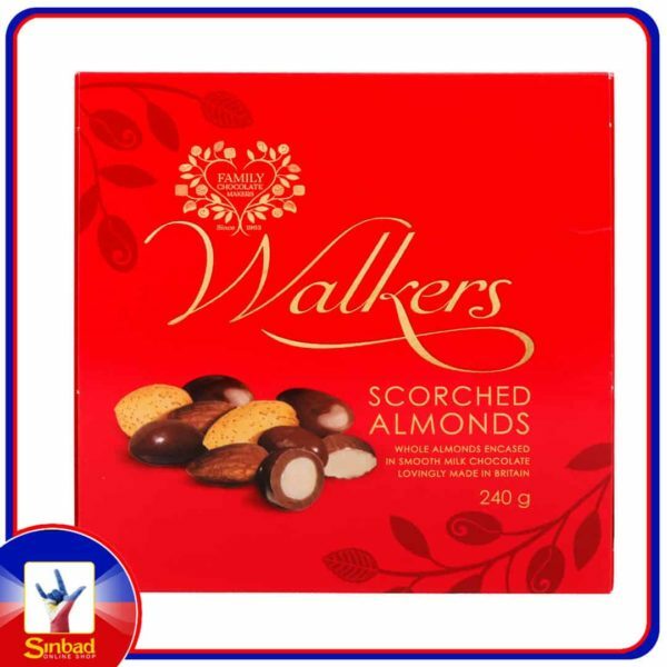 Walkers Scorched Almonds Milk Chocolate 240g