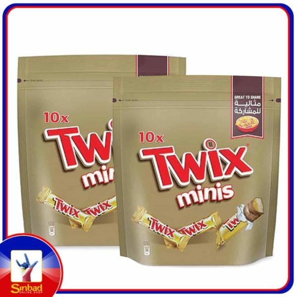 Twix Minis Chocolate Bar 2 x 200g