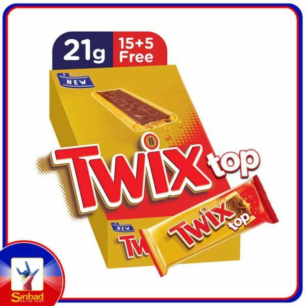 Twix Top Chocolate Bars 21g x 20pcs