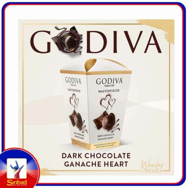 Godiva Master Pieces Dark Chocolate Ganache Heart 117g