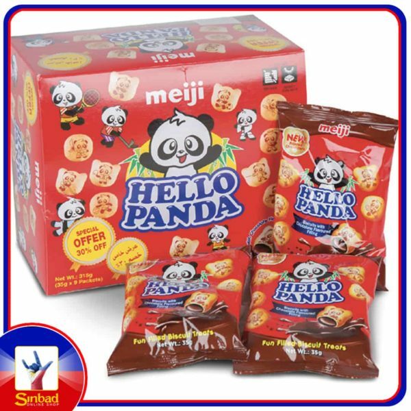 Meiji Hello Panda Chocolate Biscuit 9 x 35g
