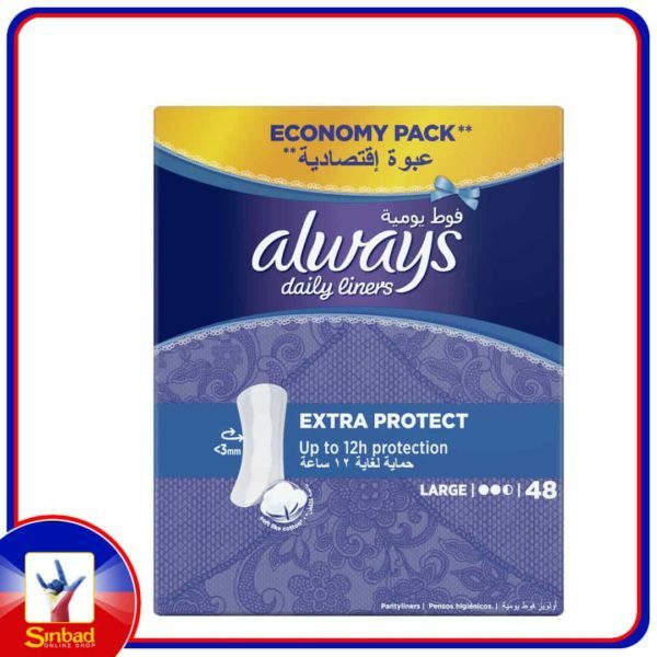 Always Daily Liners Extra Protect Large 48pcs