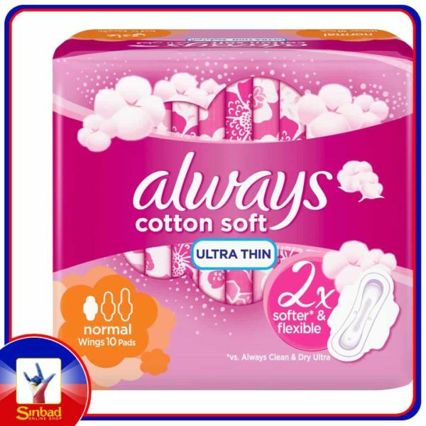 Always Soft Ultra Thin Normal Sanitary Pads 10 Count