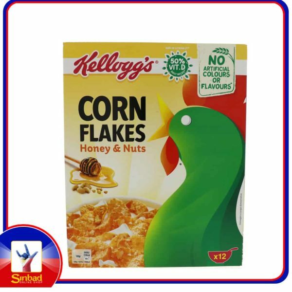 Kelloggs Corn Flakes Honey  Nuts 375g