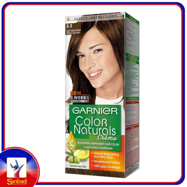 Buy Garnier Color Naturals  Light Golden Brown Hair Color 1 Packet  Online in Kuwait | Sinbad Online Shop