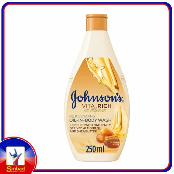 Johnsons Body Wash Vita-Rich Oil-In-Body Wash Rejuvenating 250ml
