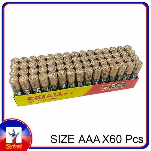 Rayal Plus Battery Size AAA X 60 Pcs