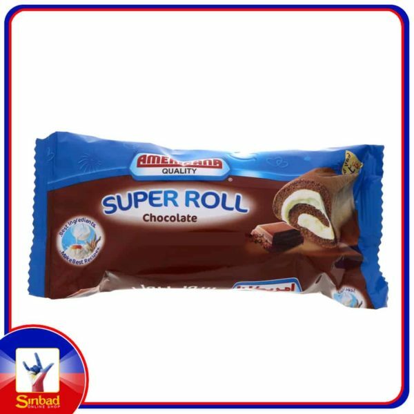 Americana Super Cake Roll Chocolate 6 x 60g