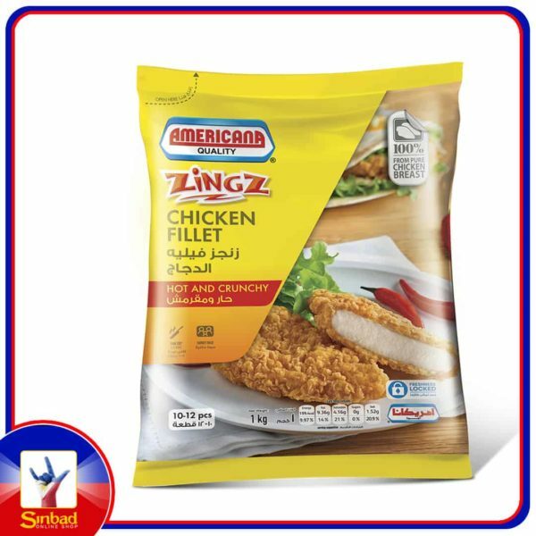 Americana Zingz Chicken Fillet Hot & Crunchy 1kg
