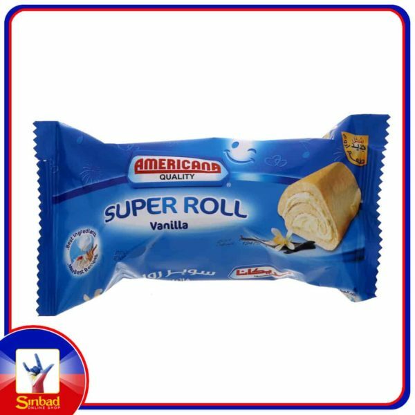 Americana Super Cake Roll Vanilla 6 x 60g