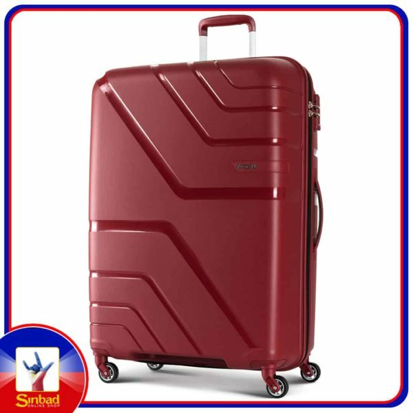 American Tourister Upland 4Wheel Hard Trolley 79cm Red