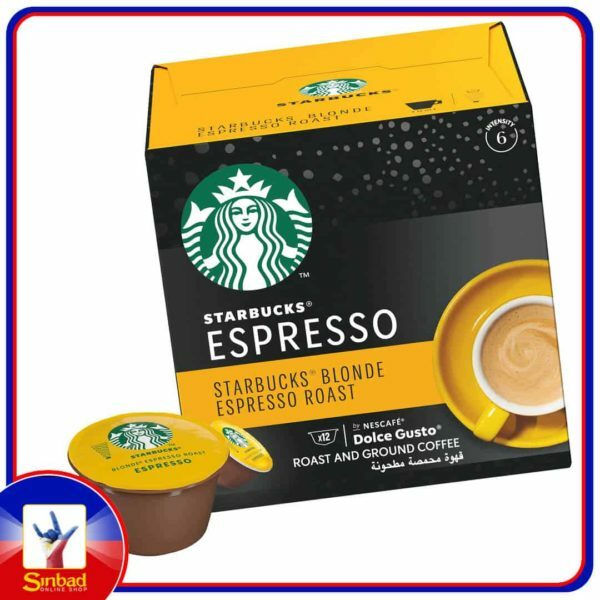 Starbucks Blonde Espresso Roast by Nescafe Dolce Gusto Blonde Roast Coffee Pods Box of 12 66g