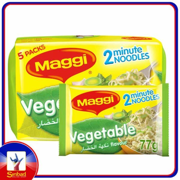 Maggi 2 Minutes Noodles Vegetables 5 X 77g