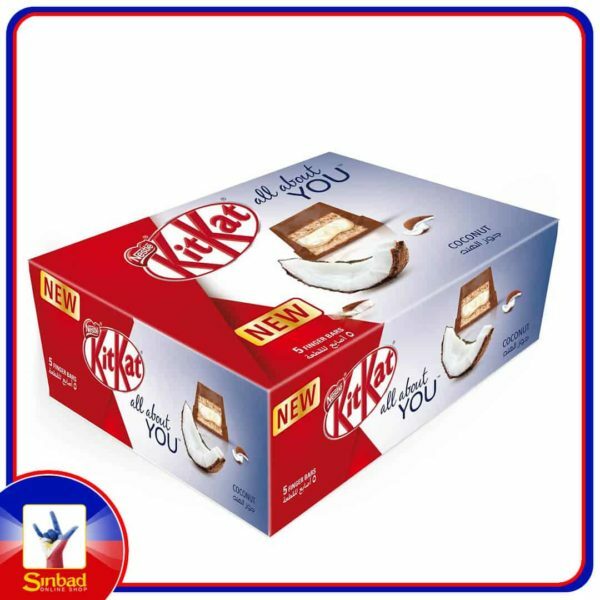 NestleKitKat All About You 5 Finger Coconut Chocolate Wafer 40g x 12 Pieces