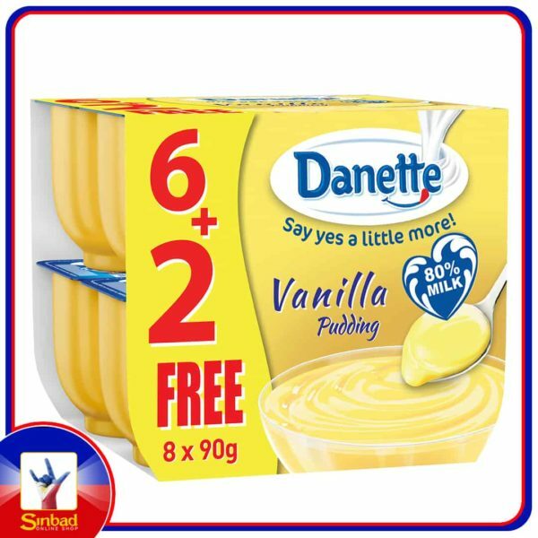 Danette Dessert Vanilla Flavour 90g 6+2