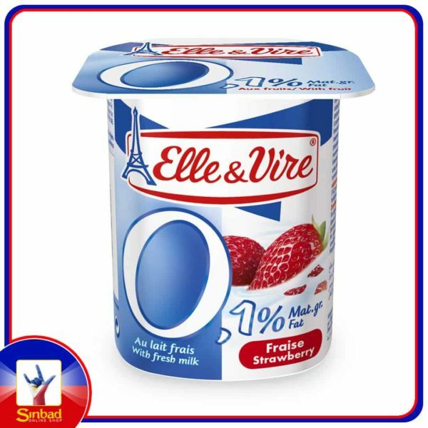 Elle & Vire Strawberry Yoghurt Light 125g
