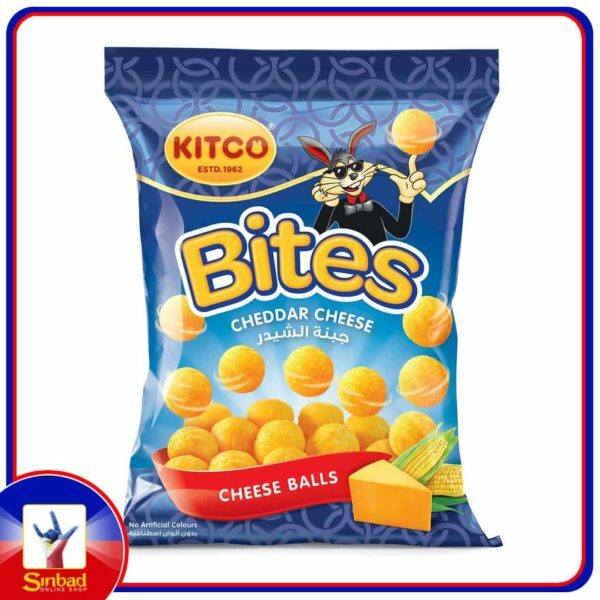 Kitco Bites Cheddar Cheese Corn Ball Snacks 30g