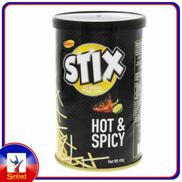 Kitco Stix Hot & Spicy Potato Sticks 45g x 6 Pieces