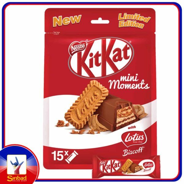 Kitkat Mini Moments with Lotus Biscoff Chocolate 262.5g
