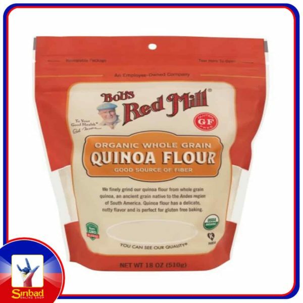 Bobs Red Mill Organic Whole Grain Quinoa Flour 510g