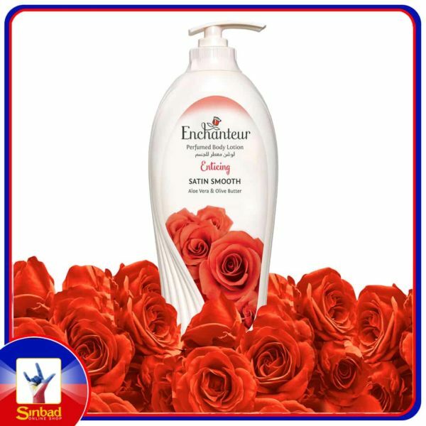 Enchanteur Satin Smooth Enticing Lotion with Aloe Vera & Olive Butter 500ml