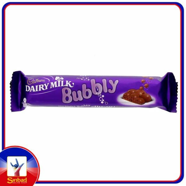 Cadbury Dairy Milk Bubbly Chocolate 28g x 12 Pieces
