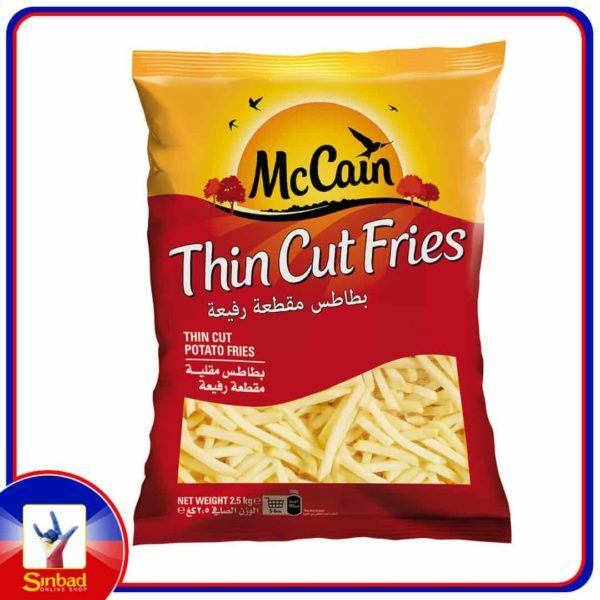 McCain Thin Cut Potato Fries 2.5kg