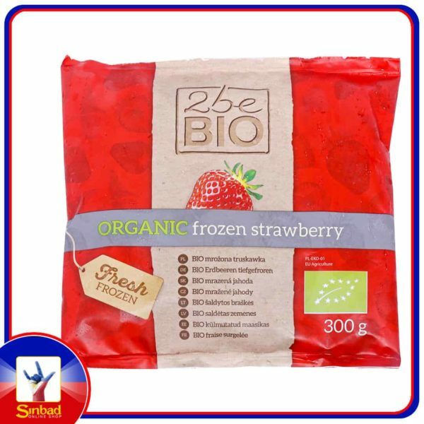 2be Bio Organic Frozen Strawberries 300g