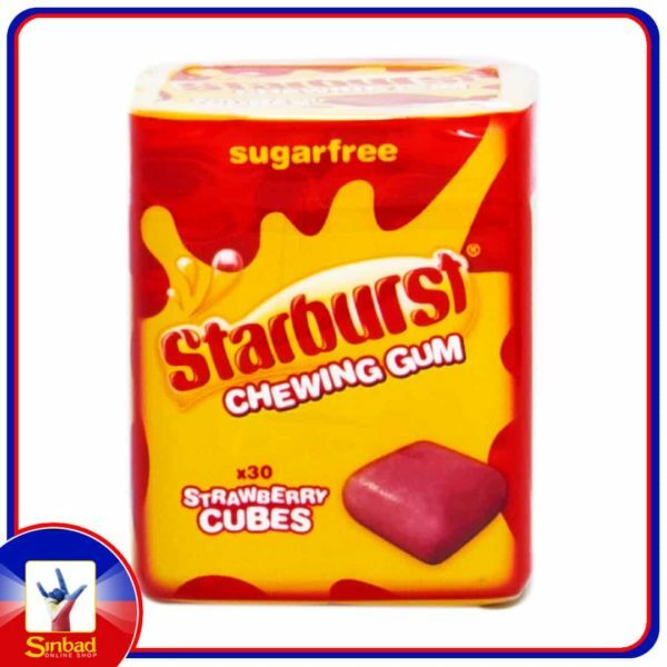 Starburst Strawberry Chewing Gum Sugar Free 72g