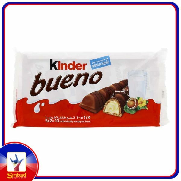 Kinder Bueno Hazelnut With Milk Chocolate 5 X 43g