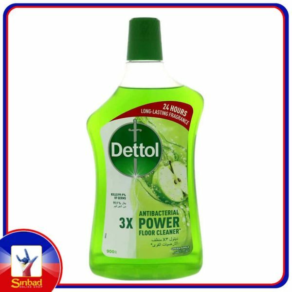 Dettol Power Antibacterial Floor Cleaner Green Apple 900ml