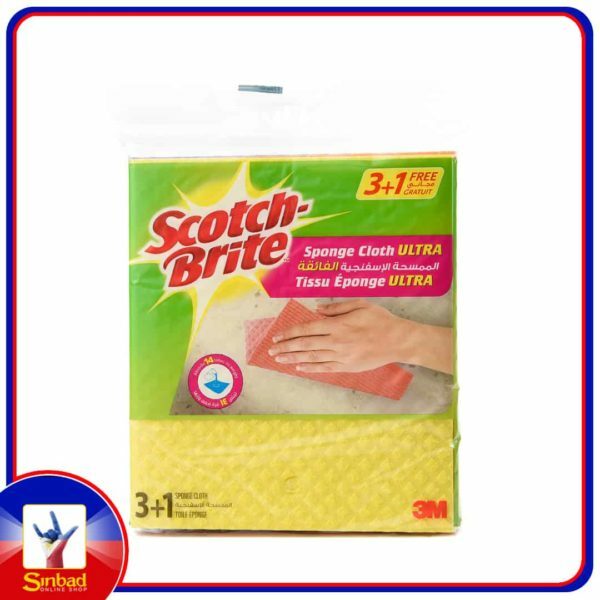 3M Scotch-Brite Sponge Cloth Ultra 4pcs