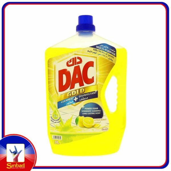 Dac Multi Purpose Disinfectant Lemon 3Litre