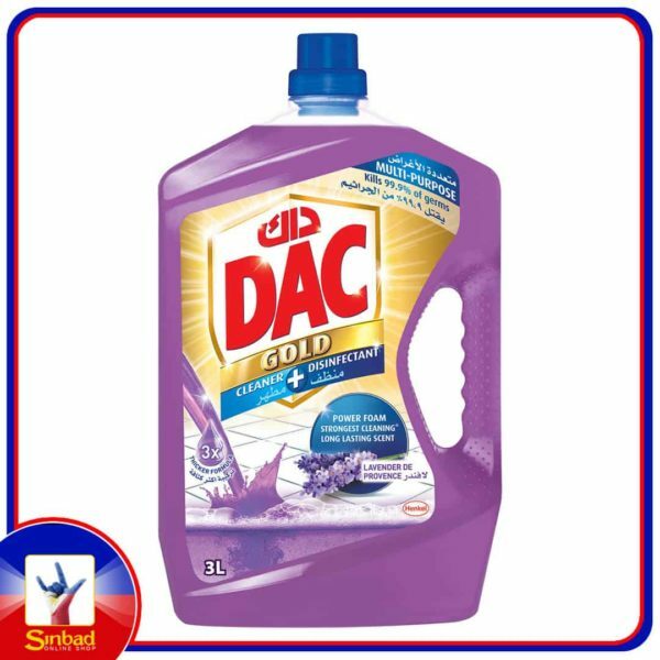 Dac Multi Purpose Disinfectant Lavender 3Litre
