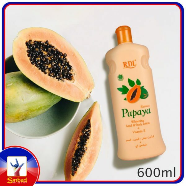 Rdl papaya and hand whitening lotion 600 ml